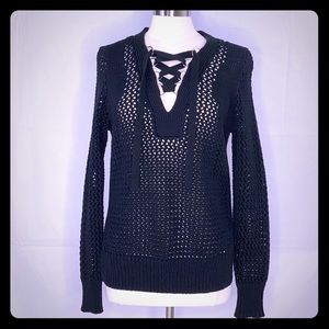 DEREK LAM 10 CROSBY 100% cotton Black sweater